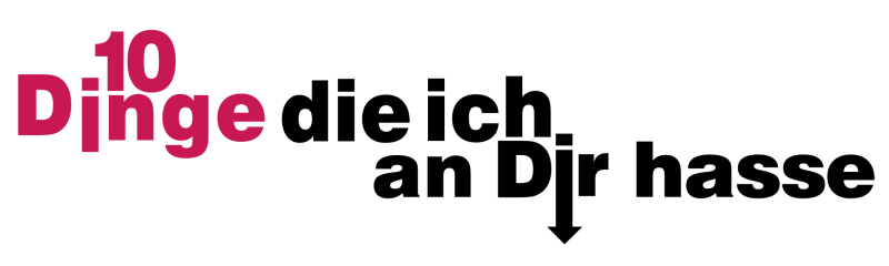 10 Things I Hate About You logo on a transparent background