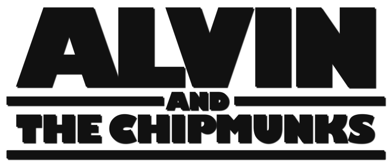 Alvin and the Chipmunks logo in black