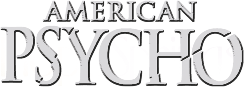 American Psycho logo on a transparent background