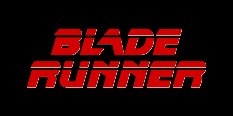 Blade Runner logo in full colour