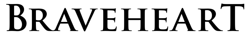 Braveheart logo on a transparent background