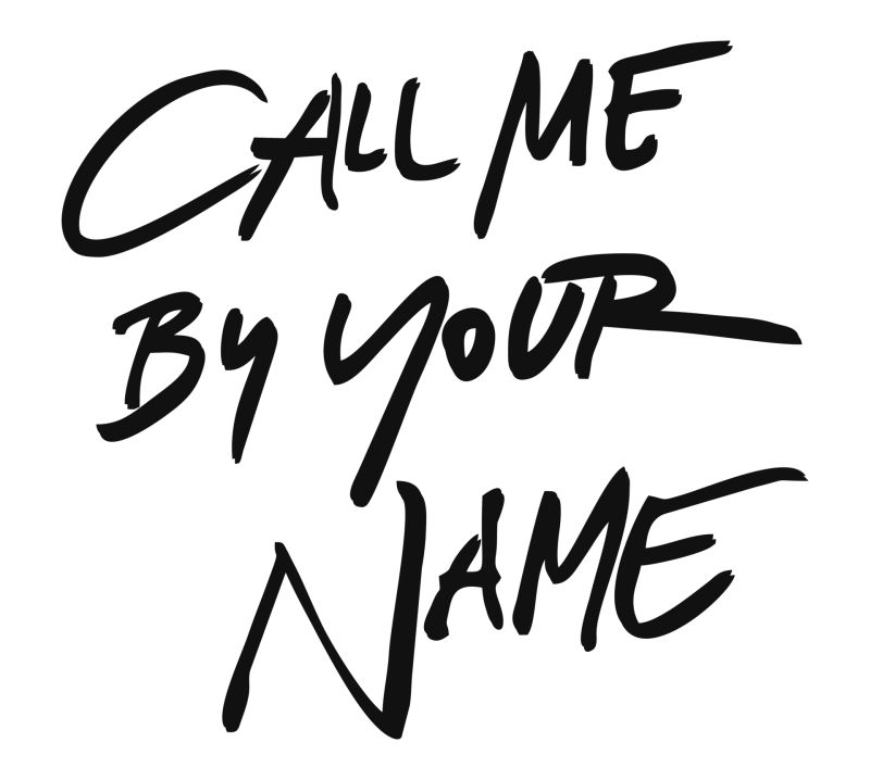 Call Me by Your Name logo in black
