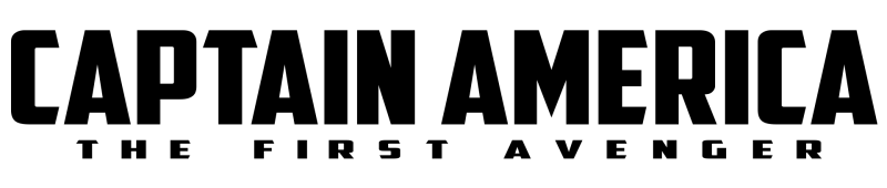 Captain America: The First Avenger logo on a transparent background
