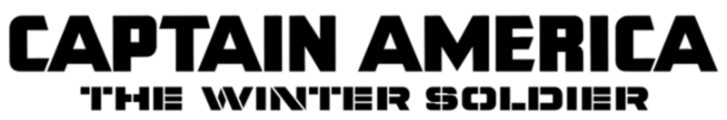 Captain America: The Winter Soldier logo on a transparent background