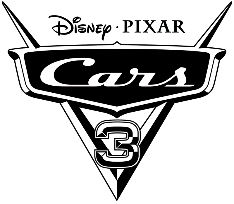 Cars 3 logo on a transparent background