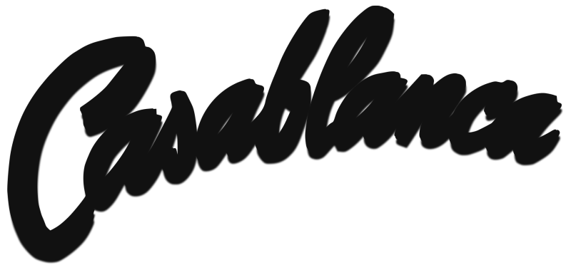 Casablanca logo in black