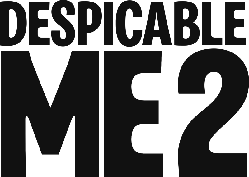 Despicable Me 2 logo in black