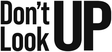 Don't Look Up logo in black