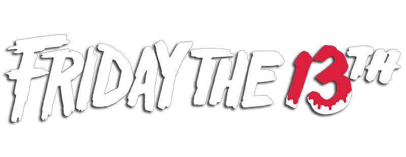 Friday the 13th logo on a transparent background