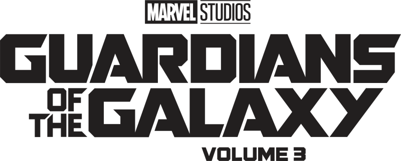 Guardians of the Galaxy Vol. 3 logo on a transparent background