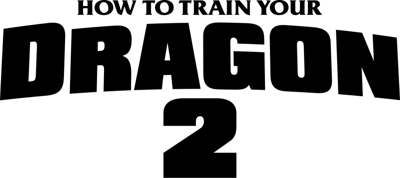 How to Train Your Dragon 2 logo on a transparent background