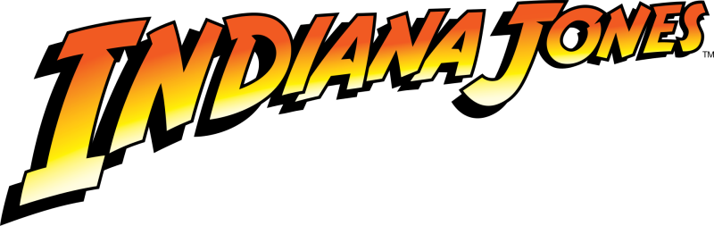 Indiana Jones and the Last Crusade logo on a transparent background