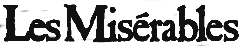Les Misérables logo in black