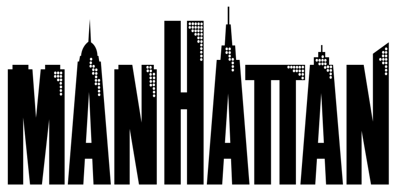 Manhattan logo on a transparent background