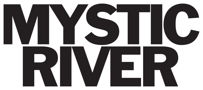 Mystic River logo on a transparent background