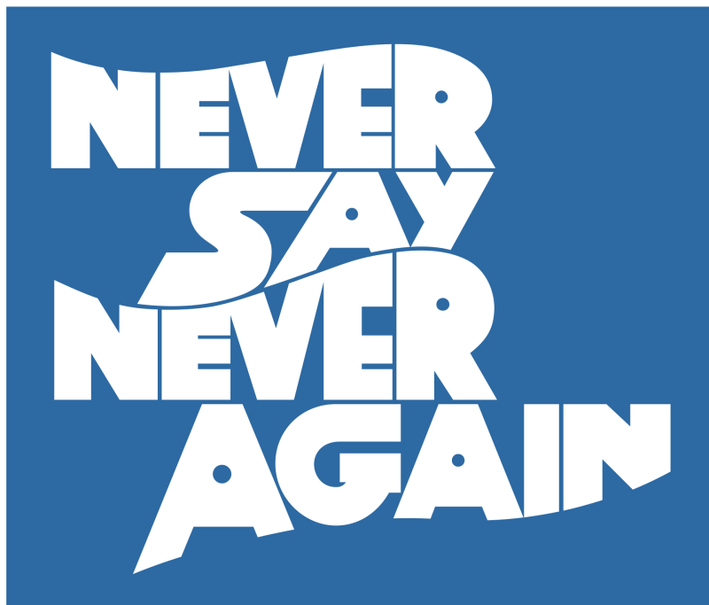 Never Say Never Again logo in full colour