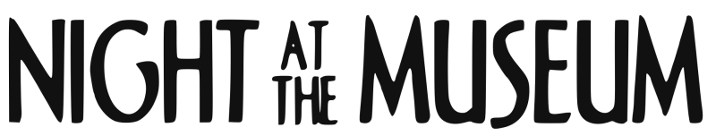 Night at the Museum logo in black