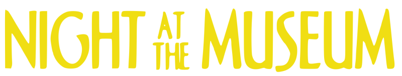 Night at the Museum logo on a transparent background