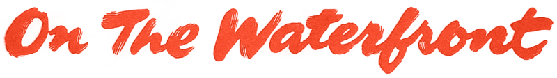 On the Waterfront logo on a transparent background