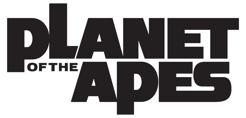 Planet of the Apes logo on a transparent background