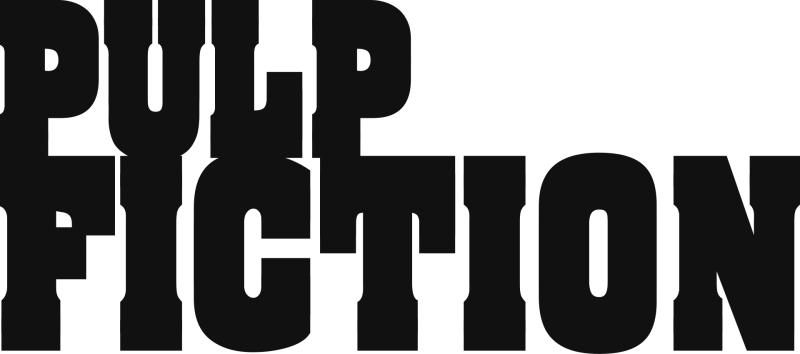 Pulp Fiction logo in black