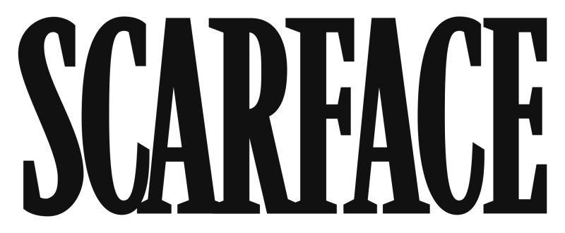 Scarface logo in black