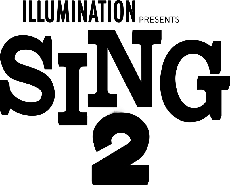 Sing 2 logo on a transparent background