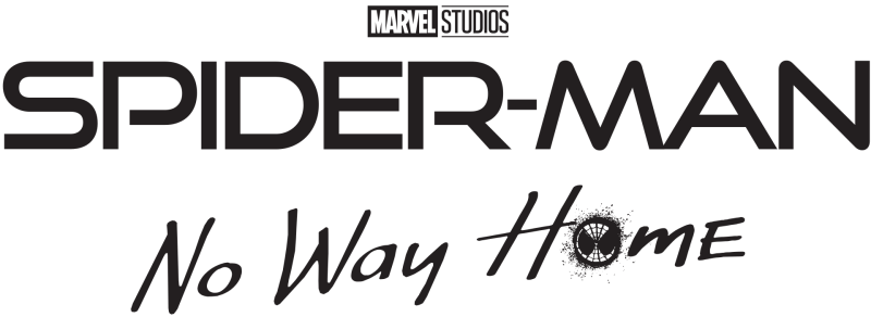 Spider-Man: No Way Home logo on a transparent background