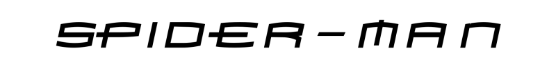 Spider-Man logo on a transparent background