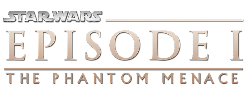 Star Wars: Episode I – The Phantom Menace logo on a transparent background