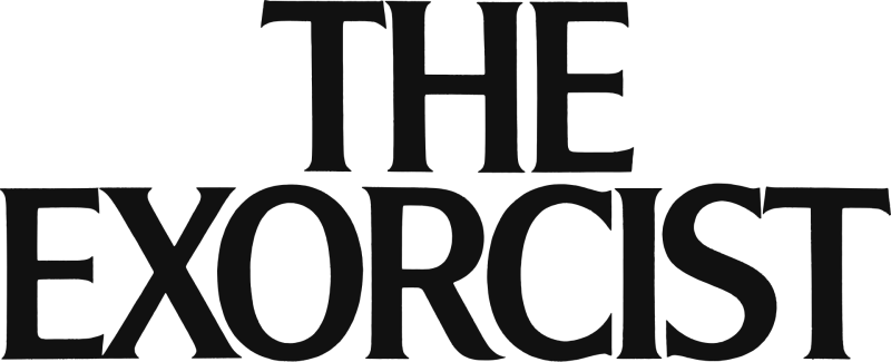 The Exorcist logo in black