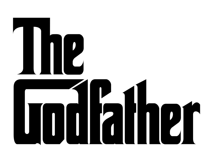 The Godfather logo on a transparent background