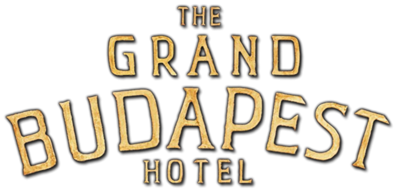 The Grand Budapest Hotel logo on a transparent background