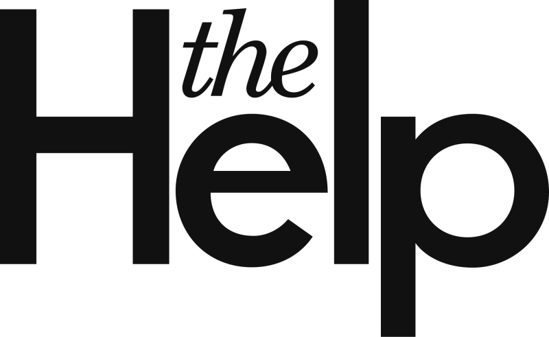The Help logo in black