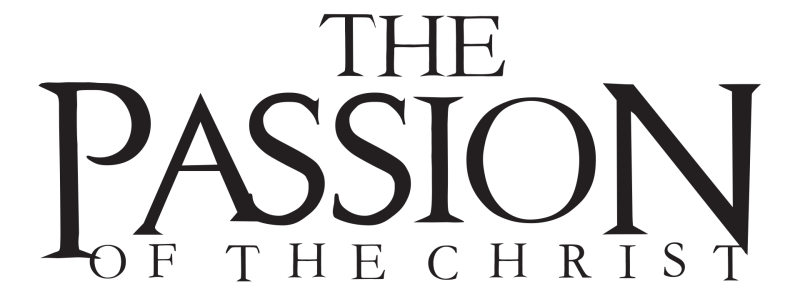 The Passion of the Christ logo on a transparent background