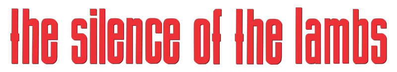 The Silence of the Lambs logo on a transparent background