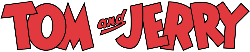 Tom and Jerry logo on a transparent background