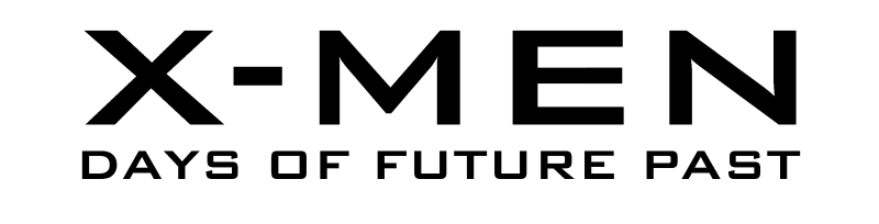 X-Men: Days of Future Past logo on a transparent background