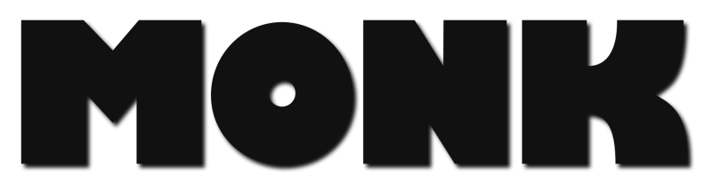 Monk logo in black