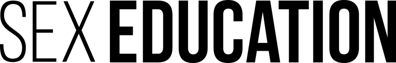 Sex Education logo on a transparent background