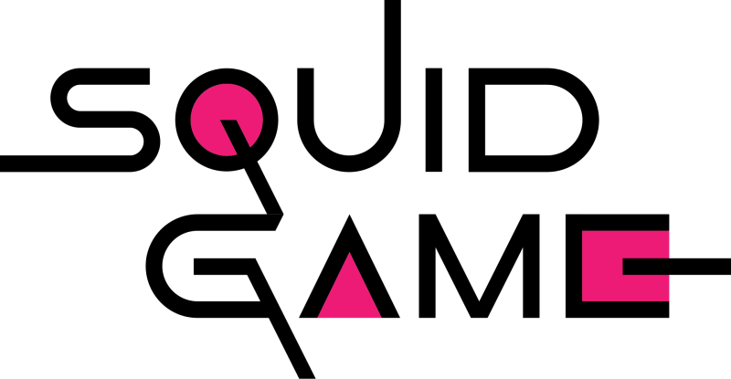 Squid Game Season 1 logo on a transparent background