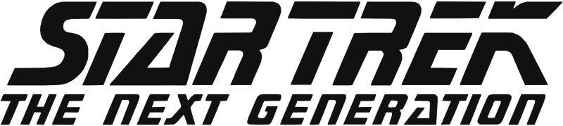 Star Trek: The Next Generation logo in black