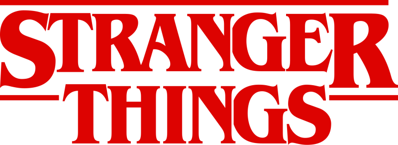 Stranger Things logo in full colour