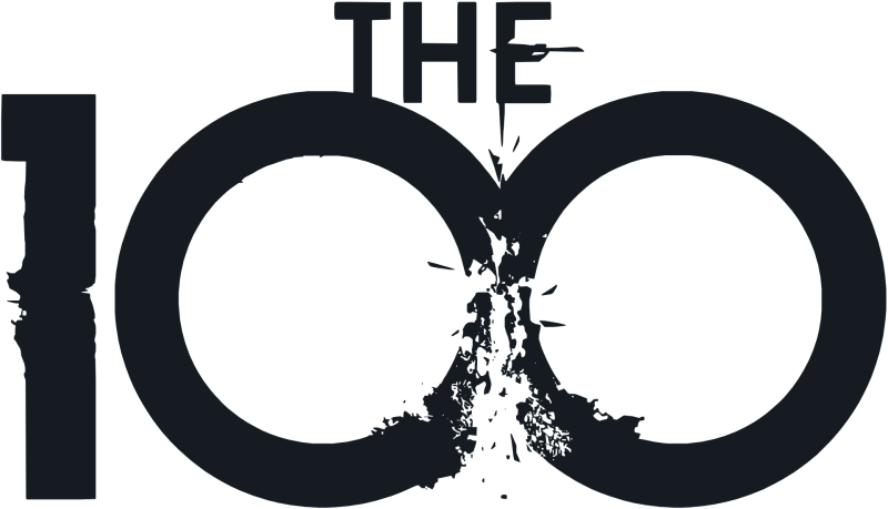 The 100 logo on a transparent background