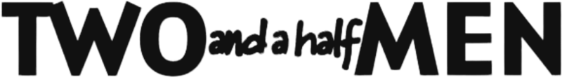 Two and a Half Men logo in black